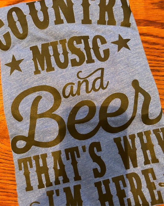 Country Music & Beer That’s Why I Am Here